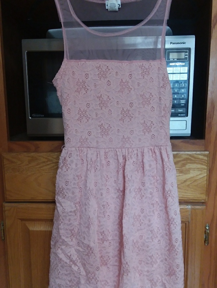 Pink short dress